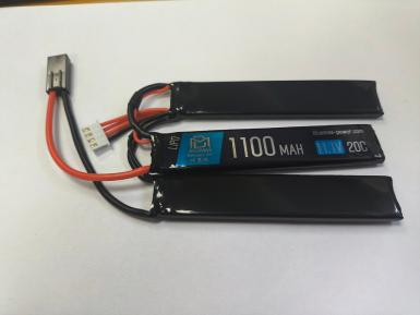 Аккумулятор BlueMAX LiPo 11,1V 1100mAh 20C 5,5*20*103мм*3 нунчаки фото, описание